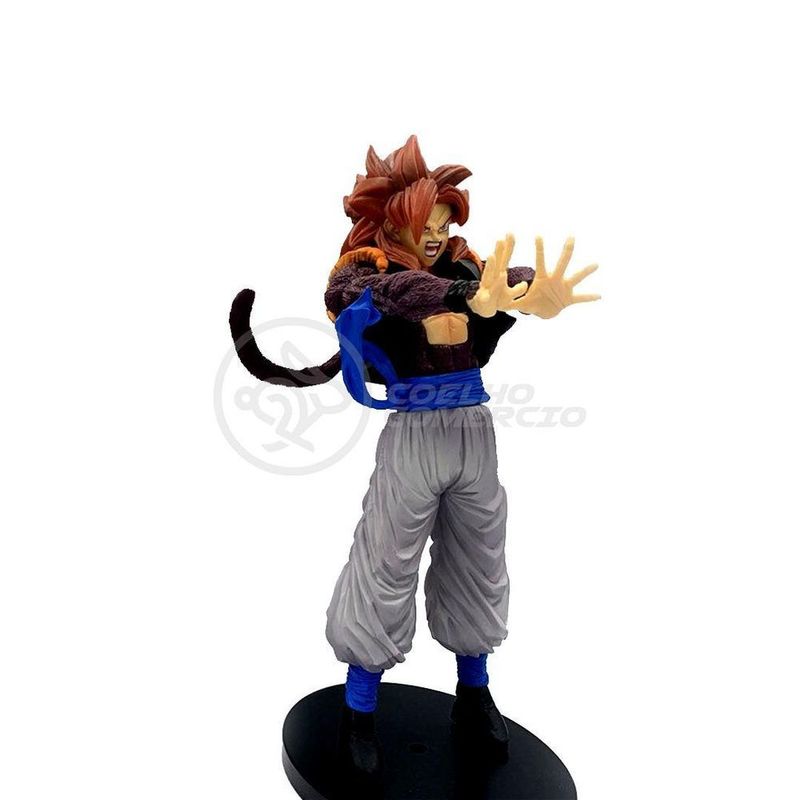 Boneco Dragon Ball Z Gogeta Super Saiyajin 4 - Goku E Vegeta