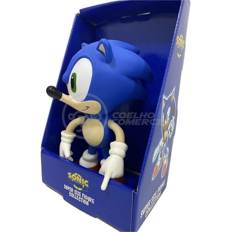 Boneco Action Figure Vermelho 23Cm Sonic - WebContinental