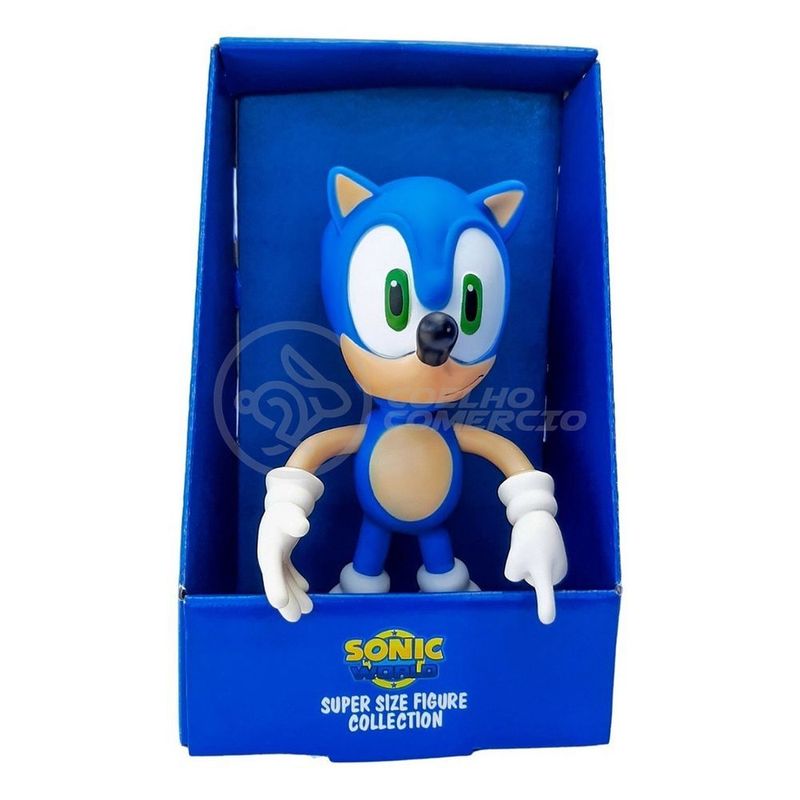 Boneco Action Figure Vermelho 23Cm Sonic - WebContinental