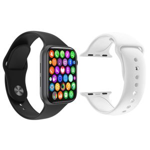 Kit 1 Smartwatch W34 S Preto + 1 Pulseira Extra Branco