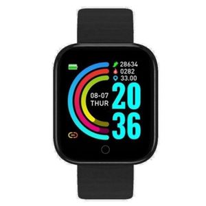 Relogio Inteligente Smartwatch D20 Bluetooth Preto