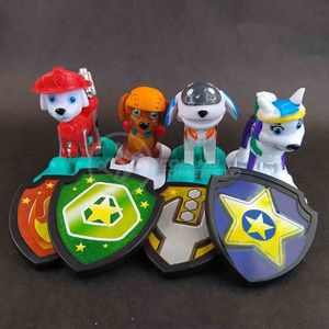 Kit 4 Bonecos Patrulha Canina Com Skate 8Cm