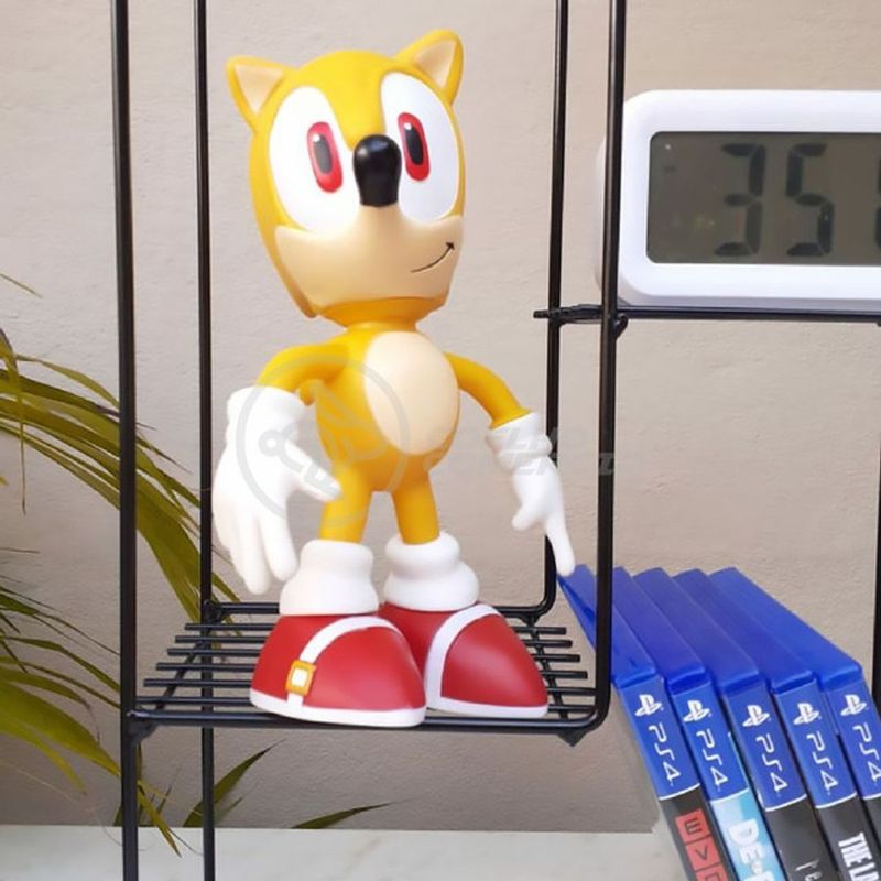Boneco Sonic Grande Super Size Original Nintendo - 23cm no Shoptime