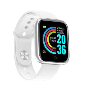 Relógio Smartwatch Pedômetro Multi-esportes Km Kcal Branco