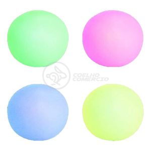Toy Bolinha Globble Anti Stress Luminosa Fluorecente