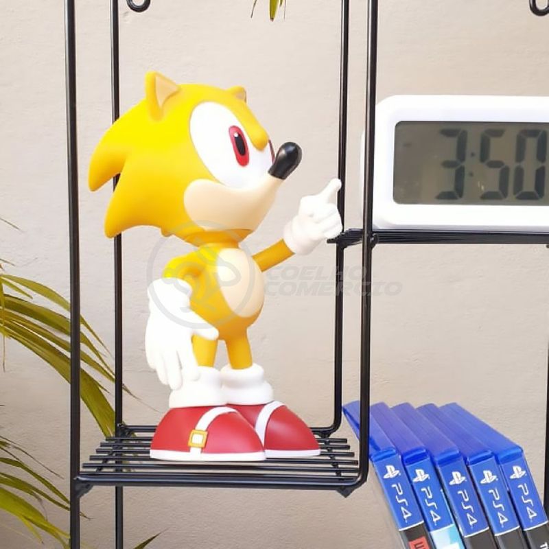 Boneco Action Figure Super Sonic Super Size 23Cm Sonic - WebContinental