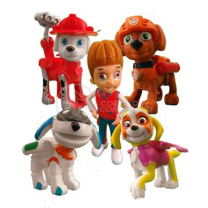 Kit 5 Bonecos Brinquedos Patrulha Canina Com 4 Skate 11