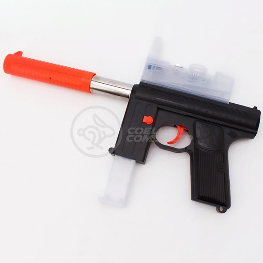 brinquedo infantil arma pistola lança dardo e bolinha de gel orbez