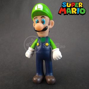 Kit Boneco Luigi Articulado Super Mario 13Cm + Caneca 350Ml