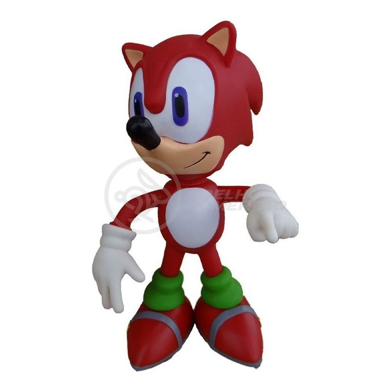 Oferta! Boneco sonic vermelho com 27 cm - Hobbies e coleções