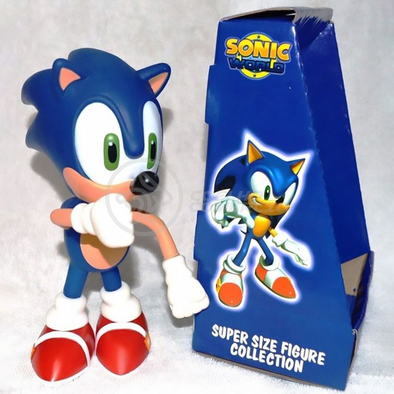 Boneco Sonic Grande Super Size Figure Collection - 23cm com o