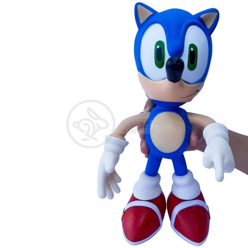 Boneco Sonic Grande Super Size Original Nintendo - 23cm no Shoptime