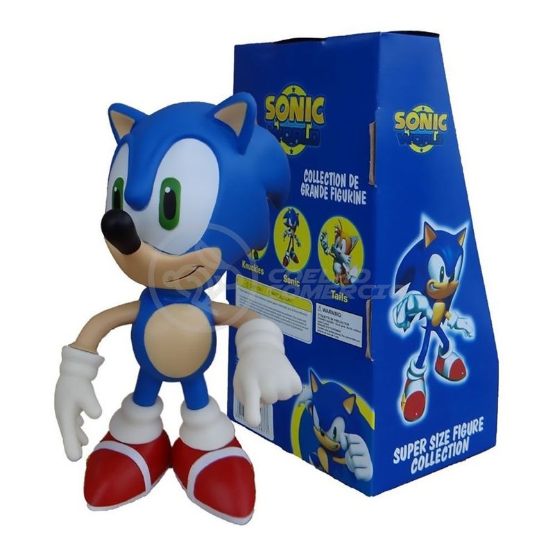 Boneco Sonic Grande Super Size - 23cm - Artigos infantis - Itapuã