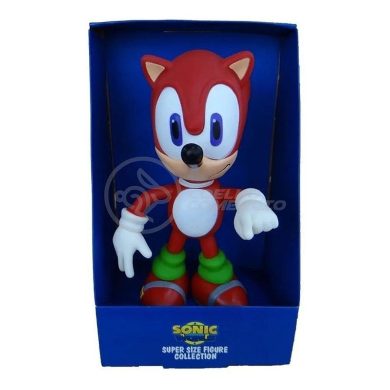 Sonic The Hedgehog Boneco colecionável clássico Sonic de 6,35 cm