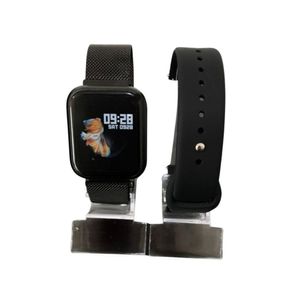 Relógio Smartwatch Com Duas Pulseiras P70 - Preto