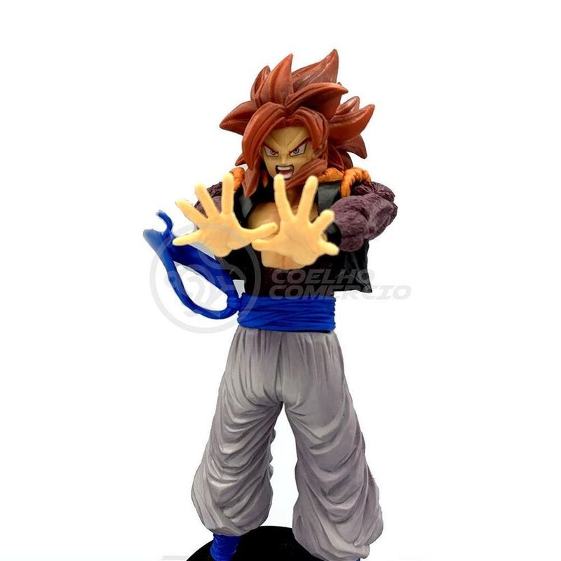 Goku S. Sayajin 3 C/ Shenlong, Action Figure Colecionável, Dragon Ball Z
