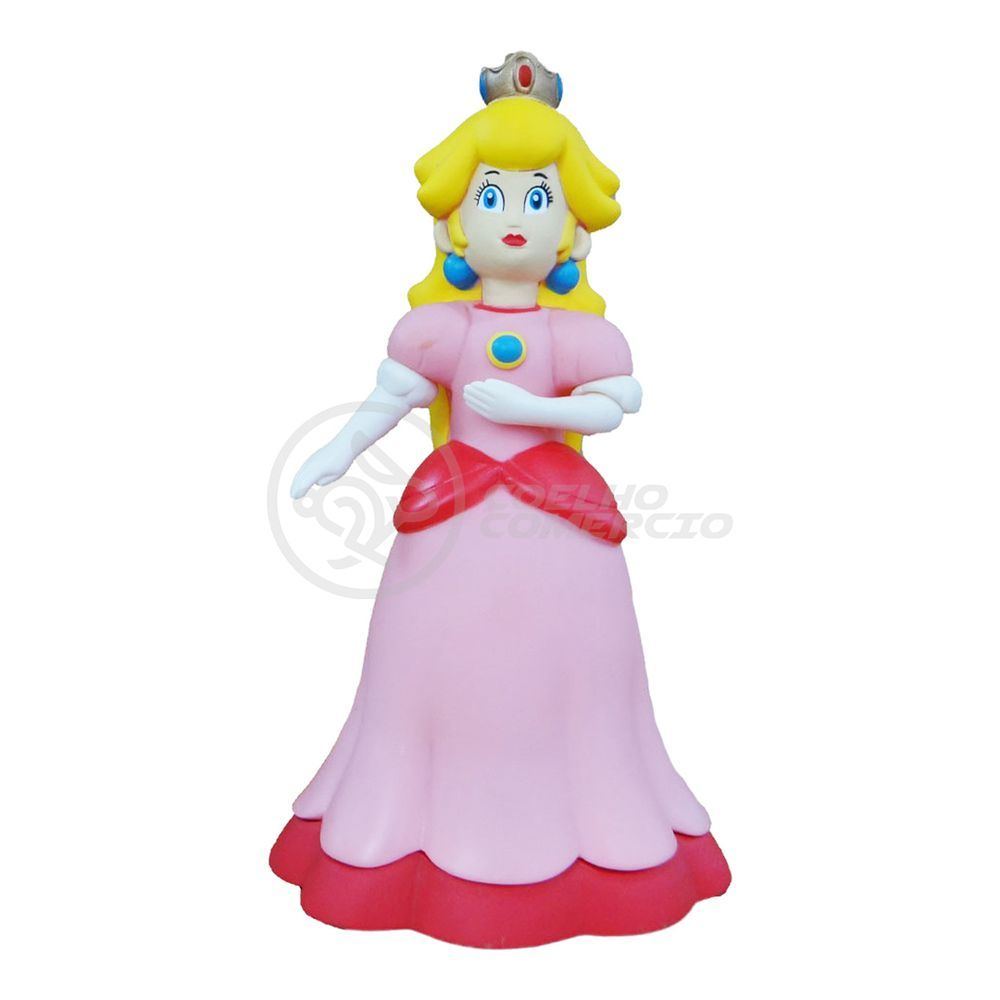 Boneco Action Figure Princesa Peach Toadstool 23Cm Mario - WebContinental