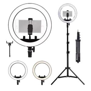 Luz Ring Light 10 Pol Led 3500/5500k Tripé Suporte Celular