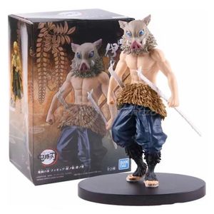 Action Figure Boneco Inosuke Hashibira Demon Slayer 14cm