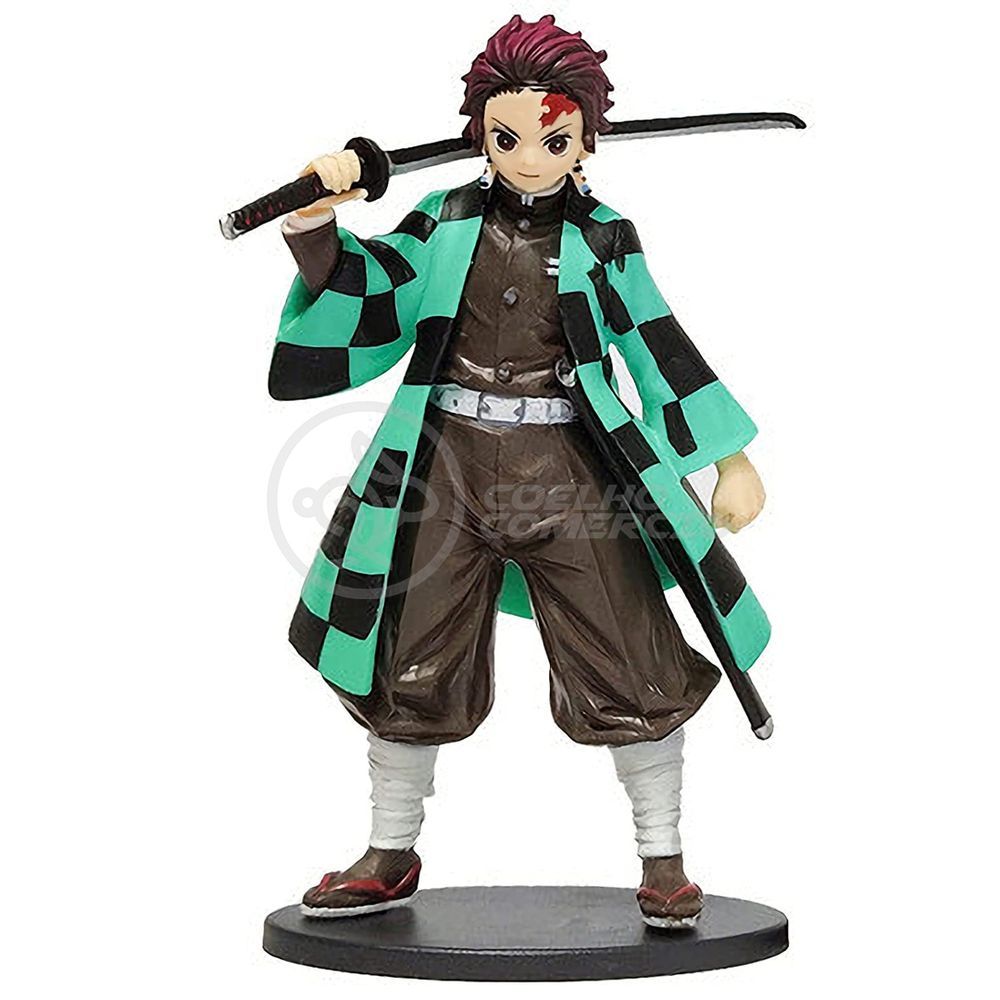 Tanjiro Kamado Demon Slayer Boneco Colecionável em PVC