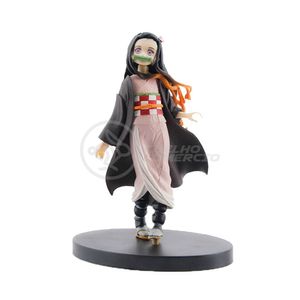 Action Figure Boneco Oni Nezuko Kamado Demon Slayer 14cm