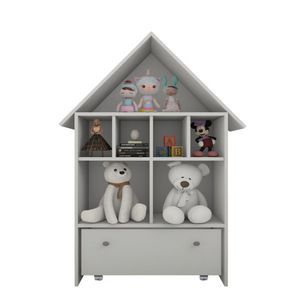 Organizador Casinha De Brinquedo Baú Branco 100% Mdf