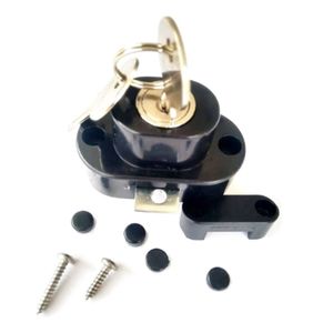 Fechadura Vidro Leito Para De Sacada Preto