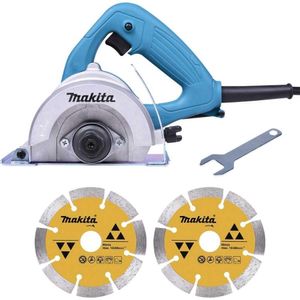 Serra Mármore Makita 4100Nh3Zx2 1300W 127V 2 Discos De Corte