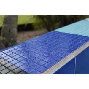 Pastilha De Vidro Azul Royal Kit 20 Placas 2m
