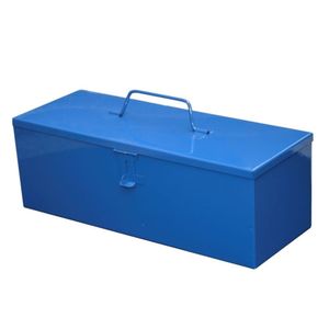 Caixa Ferramenta Baú Com Alça E Suporte Pra Parafusos 30Cm
