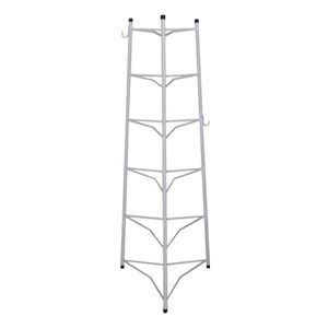 Tripé Porta Panelas Estrela Branco 6 Compartimentos 103Cm