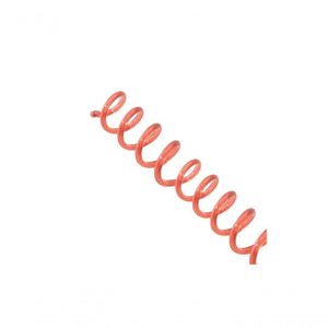 Espiral Para Encadernação Vermelho Transparente 25Mm