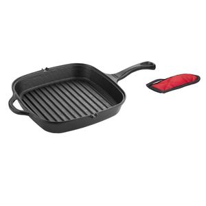 Frigideira Cook Grill 23,5Cm X 23,5 Cm Com Protetor