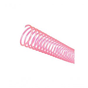 Espirais P/ Encadernação Rosa 40Mm 350 Folhas 20 Und