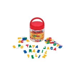 Brinquedos Educativos - Pote Com Letras 171 Peças
