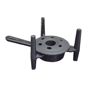 Fogareiro De Ferro Fundido A Álcool Para Bifeteiras 15Cm