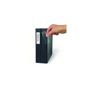 Porta Etiquetas Auto Adesivo 20X150Mm - Caixa Com 100 Unds