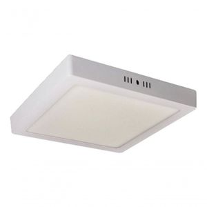 Painel Led Pop Sobrepor Quadrado 6500K Branco Frio 18W Bivolt 1260 Lumens 22X22 Branco Avant