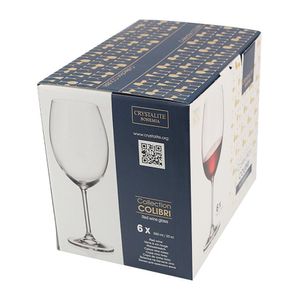 Jogo 6 Taças De Água Wolff Ecológico Gastro/Colibri 580Ml