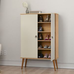 Sapateira Spazio Cinamomo/off White - Patrimar