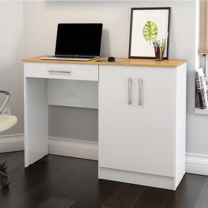 Mesa Computador Space Branco/cinamomo - Patrimar
