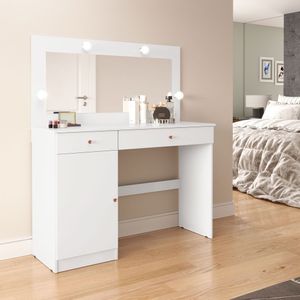 Penteadeira Camarim Diamante Branco - Patrimar