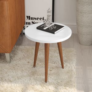 Mesa Lateral Legs Branco - Patrimar