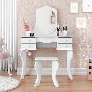 Penteadeira Princesa Branco - Patrimar