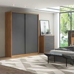 Guarda Roupa Casal épico 2 Portas Amend/graf - Demartez
