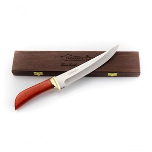 Faca Churrasco E Cozinha Zakharov Picanheira 8'' Cabo Madeira