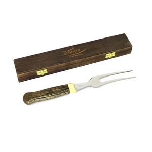 Garfinho Churrasco Arkhip (27 Cm Total) Cabo Arkwood Caixa