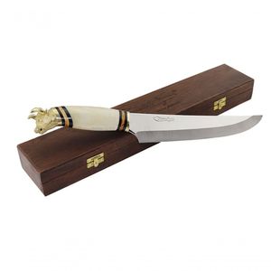 Faca Churrasco E Cozinha Zakharov Premium Golden Bull Osso 9''