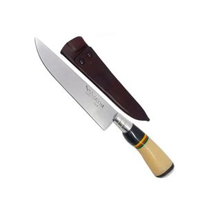 Faca Churrasco E Cozinha Gaúcha 1010Ors 10'' Cabo Osso E Chifre 3 Listras