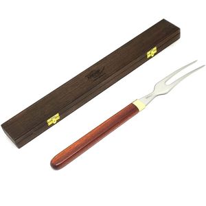 Garfo Churrasco Arkhip 9 (35,5 Cm Total) Cabo Madeira Caixa